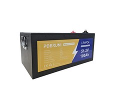 CHICNOD 48V 50Ah LiFePO4 Lithium Battery Built-in BMS Deep Cycles for Golf Carts