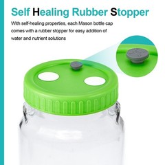 Mushroom Jar Liquid Culture Lid Wide Mouth Rejular Mouth Food Grade Plastic G…