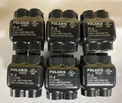 LOT of 6, NEW – Nsi, IT-4 Polaris INSULATED Connector. 4-14 Awg. Lot of 6, New