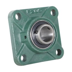 10 Pack UCF205-16 Pillow Block Flange Bearing 1″ Bore 4 Bolt Solid Base