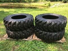 4 NEW 15.5-25 Galaxy MPC Loader L2/G2 Tires – 15.5X25 – 12 PLY – 154 pound tire
