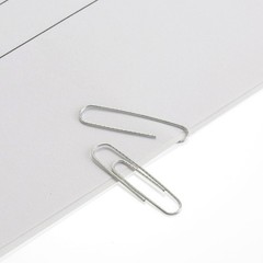 Office Depot Brand Paper Clips, No. 1 Regular, Silver, Nonskid True, Silver