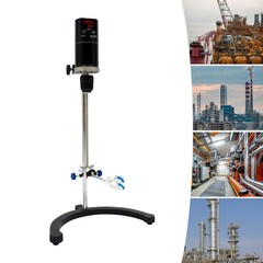 120W Adjustable Electric Overhead Stirrer Max 40L Digital Lab Mixer Time & Speed