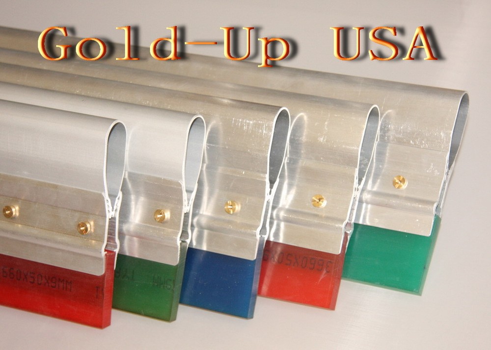 16″ Screen Printing Squeegee-Aluminum Handle with 70 duro Blade