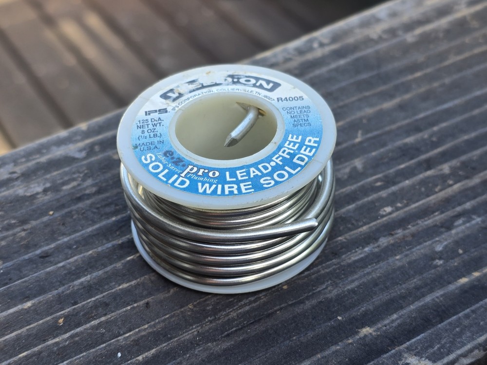 Weld-On 8 oz. EZ Pro Grade Lead Free Plumbing Solder IPS R4005 .125 diameter