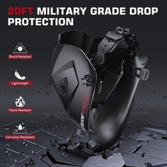 2026 ARCCAPTAIN Auto Darkening Welding Helmet with 4 Arc Sensors True Color View