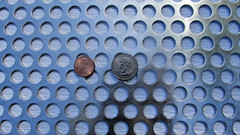 1/2″ HOLE ALUMINUM PERFORATED METAL–10-1/2″ X 12″