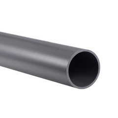 PVC Rigid Round Pipe 36mm ID x 40mm OD 0.35m Light Grey High Impact