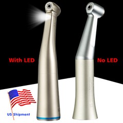 Dental (LED ) Slow low Speed Contra Angle Handpiece Push 1:1 Fit KaVo NSK Style