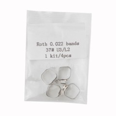 40 Pc Dental Orthodontic Buccal Tube Band U3/L2 Conv Roth 022 1st Molar 35#-39+#