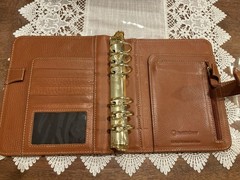 Franklin covey Vintage Aurora Full Grain Italian Leather Compact New