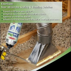 ENERFOAM™, Adhesive & Fire Block Insulation Foam (Off White Color), 12 Cans
