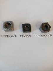 White USA Lineman Socket 1″x1-1/8″ four point and 1-1/8″ six pt socket 3 in 1
