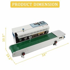 Automatic Band Sealer 110V Horizontal Digital Temperature Control Plastic Sealin