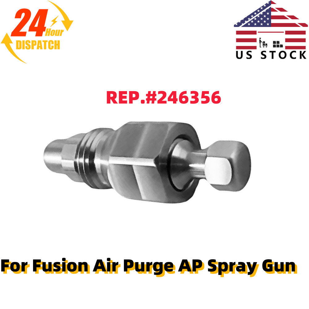 1pcs For Fusion Air Purge AP Spray Gun Spray Foam Gun fluid Valve Kit 246356