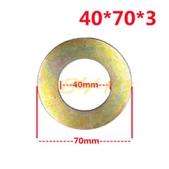 6pc Bucket Pin Shim Kit 40x70x3mm For Caterpillar CASE, IH Excavator