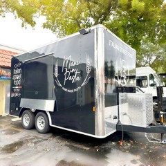 Drink Bar Trailer Concession Square Bakery Food Truck Fully Equipped