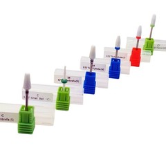 Dental Lab White Zirconia Ceramic Burs for Micro Motor HP Polishing Acrylics etc