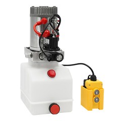 Electric Hydraulic Pump, Hydraulic Power Unit 12V, Single Acting Oil Pump 4/L