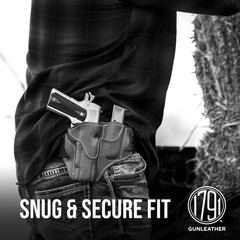 1791 GunLeather Combo 1911 Holster and Mag Pouch, Right Hand OWB Leather Gun …