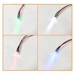 Pre-Wired LEDs Prewired Resistor 3mm/5mm Ultra Bright : 5V ~ 12V Various Colours