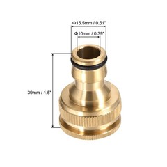 Brass Faucet Tap Quick Connector G1/2 G3/4 Hose Pipe Fitting