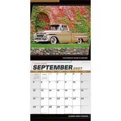 Classic Chevy Pickups OFFICIAL | 2027 12×24″ (Hanging) Wall Calendar