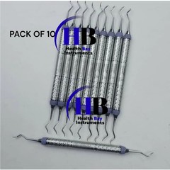 Hu-Friedy S204S9E2 EverEdge 2.0 Double End Sickle Scaler #9 Set of 10