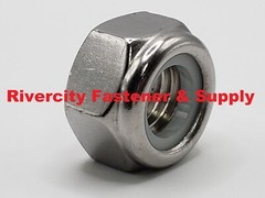 M14-2.0 Stainless Nylon Insert Lock Stop Nuts 14mm x 2.0 Nut nylock M14x2.0 Nuts