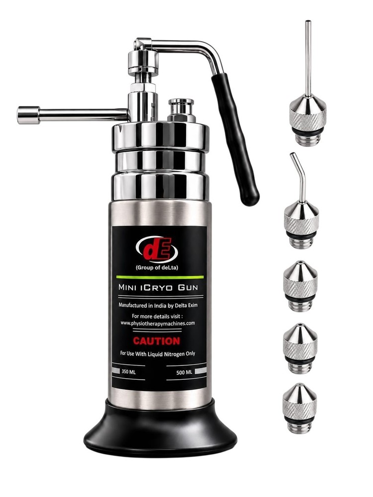 Hand Held LN2 Sprayer Mini Cryo Can Liquid Nitrogen Sprayer 350 ML With 5 Probes