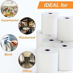 100 Rolls 2 1/4″x85′ Thermal Paper Cash Register Receipt POS Receipt Paper Roll
