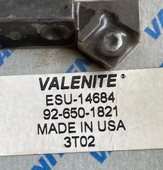VALENITE ESU-14684 INDEXABLE INSERT CARTRIDGE NEW SEALED PKG