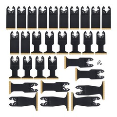Titanium Multi Tool Blade – 30Pcs Oscillating Tool Blades for Metal Wood Plastic
