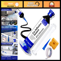 100% Waterproof RTV Silicone Adhesive Sealant – Strong Bond, Crack Proof Caulk f