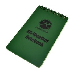Rothco 3×5 Waterproof All Weather Notebook Memo Pad Spiral Bound Writing Paper