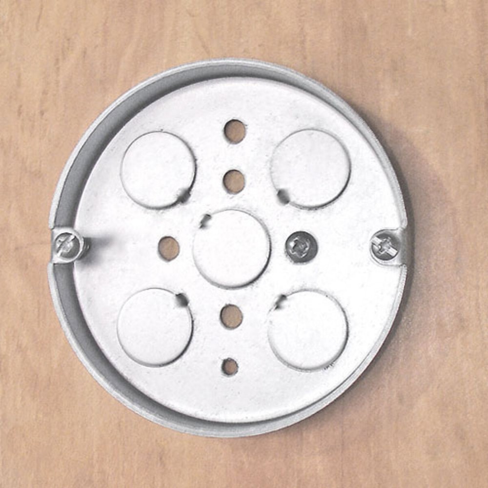 Southwire 46111-R 3-1/2″ Round Pan Box Steel Electrical Box