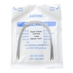 AZDENT Dental Orthodontic Super Elastic NITI Rectangular Arch Wires 10Pcs/Pack