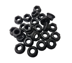 25pk 1/2-13 Grade 8 Smooth Nuts Course Black Phosphate Oil
