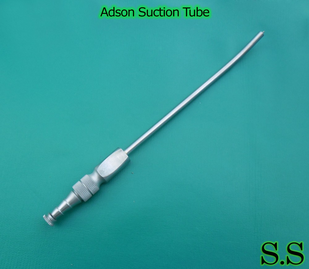 2 Adson Suction Tube 11 Fr (3.6 MM), 15 Fr (5mm)