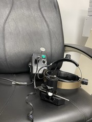 Pair Of Topcon ID-5 Indirect Binocular Ophthalmoscopes with PS-10B Power Supply