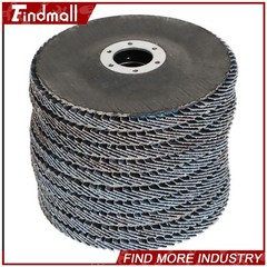 Findmall 100 Pcs 4.5” 60 Grit T29 Flap Disc Premium Zirconia Sanding Grinding