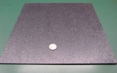 Black ABS Sheet 1/8″ (.125″) X 12″ X 12″ Haircell Textured One Side, 1 Units