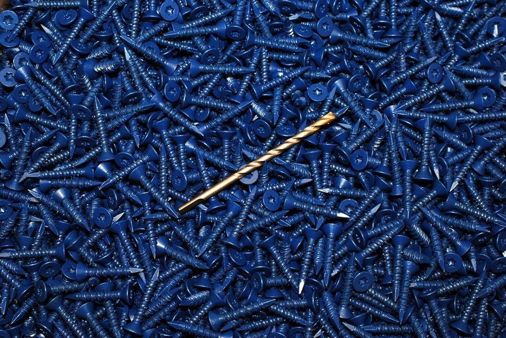 (500) T25 Torx Flat Head 3/16 x 1-1/4 Concrete Masonry Screw Tapcon Anchor & Bit