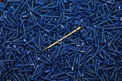 (500) T25 Torx Flat Head 3/16 x 1-1/4 Concrete Masonry Screw Tapcon Anchor & Bit