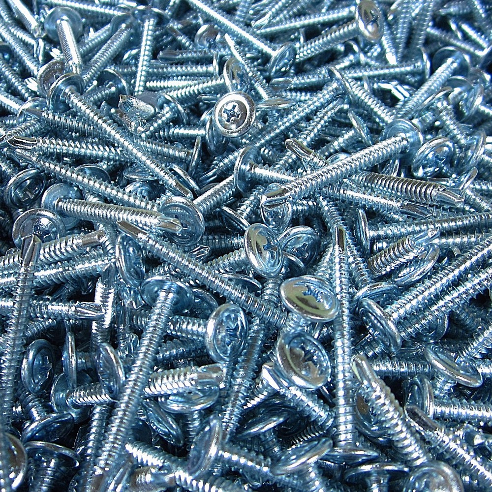 (500) #8 X 1-5/8 Phillips Modified Truss Head Self-Drilling Screw Zinc Plated