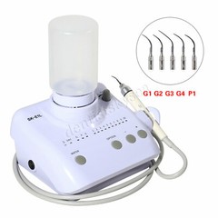 LED Dental Portable Ultrasonic Scaler 2*Bottles Fits EMS Woodpecker Handpiece US