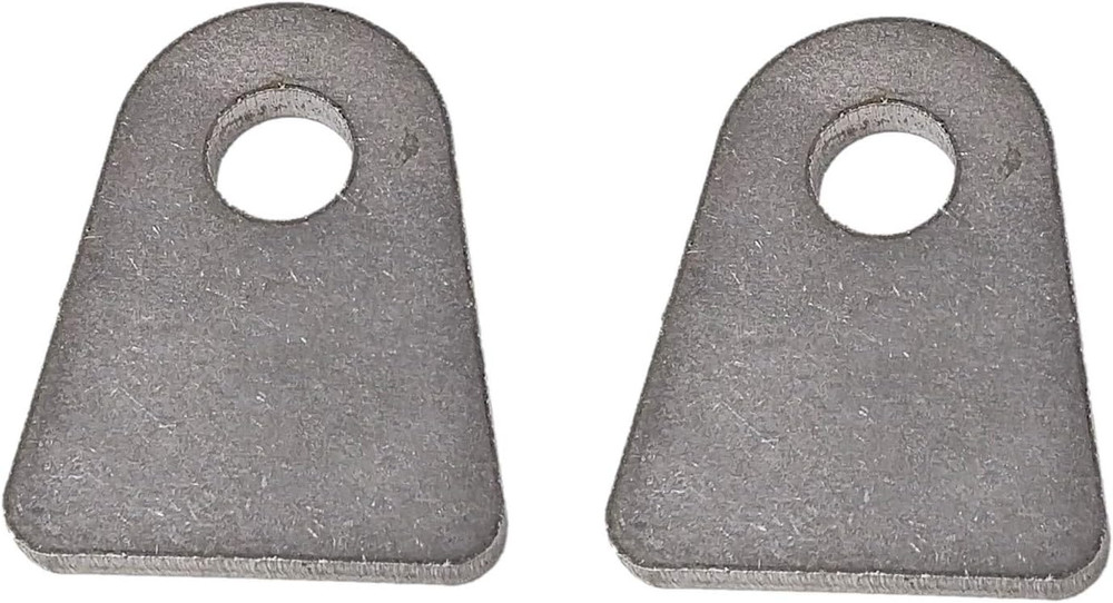 1/4 Inch Universal Shock Mount Tabs Weld On Pair with 1/2 Inch Bolt Hole