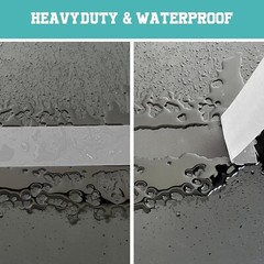 Grey Duct Tape Heavy Duty Version, 2 Inches x 50 Yards Per Roll, Waterproof IP65