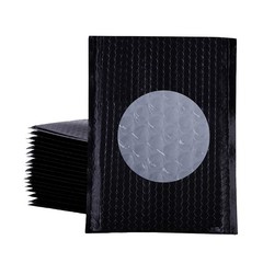 25Pack 5×7 Inches outside Small Black Poly Bubble Lined Mailers Padded Shippi…