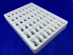 Magnetic beads separator rack for Ampure beads made in 96 wells plate format
